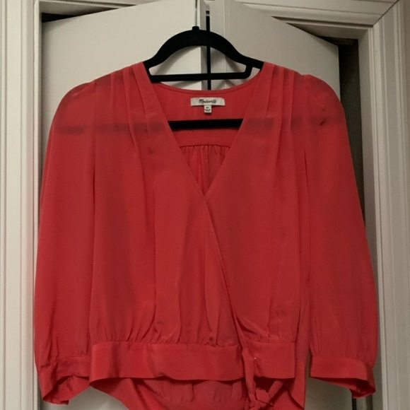 SOLD Madewell wrap top - Picture 3 of 5